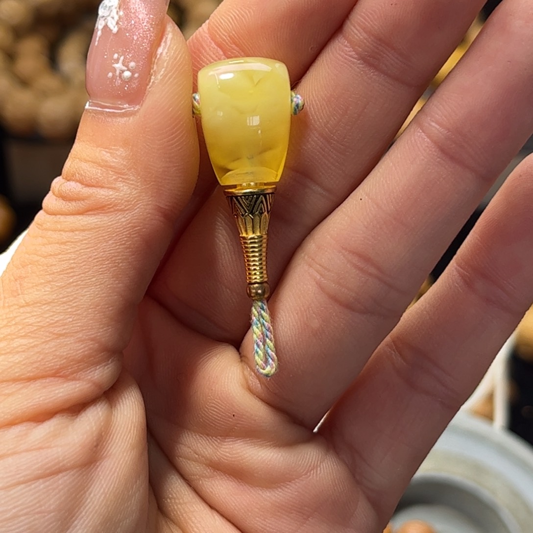 芸***茶吊坠猴头核桃13+三通手工全品