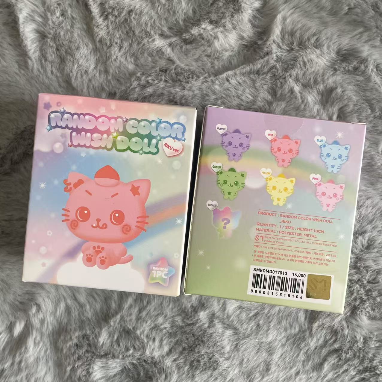 【正品现货】NCT WISH迷你3快闪 riku 前田路彩色娃娃