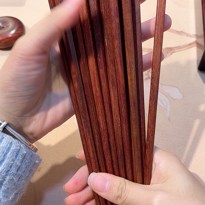 羅***佑檀香紫檀（小叶紫檀）十双筷子（无礼盒）