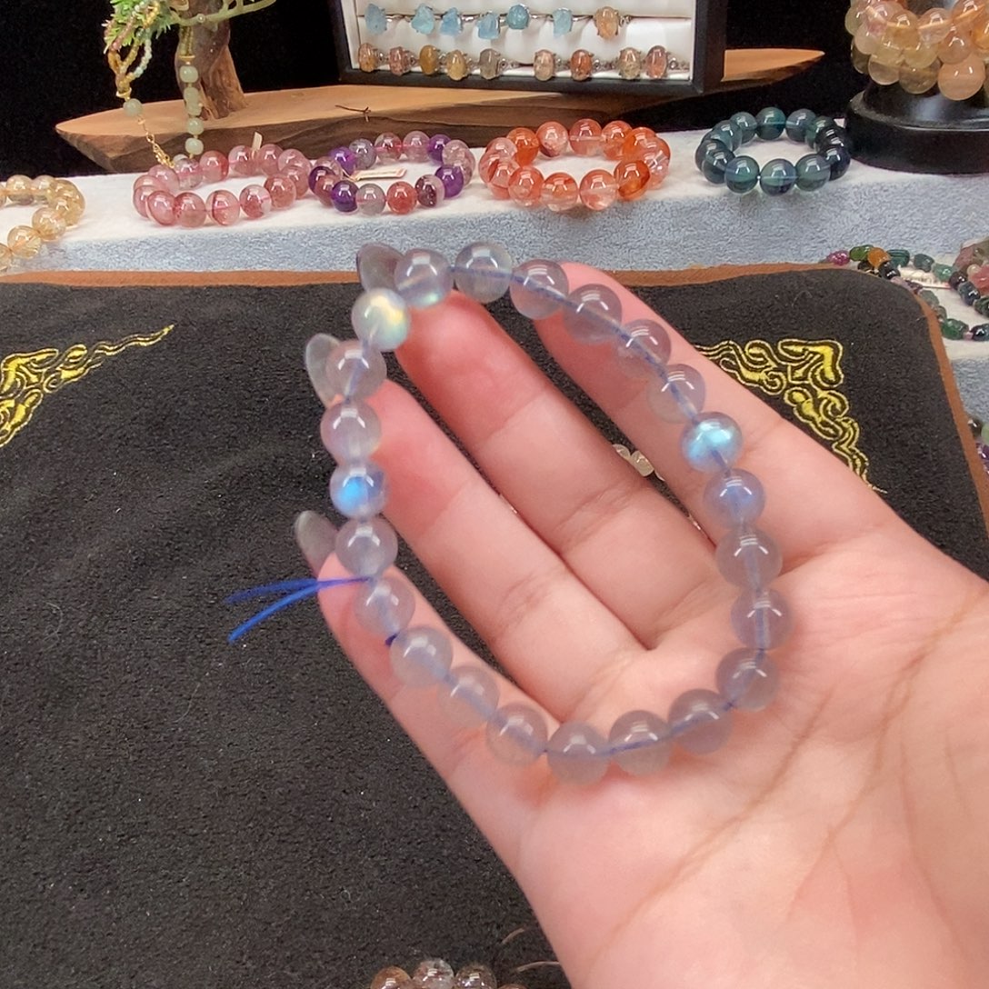 未镶嵌长石手链手串