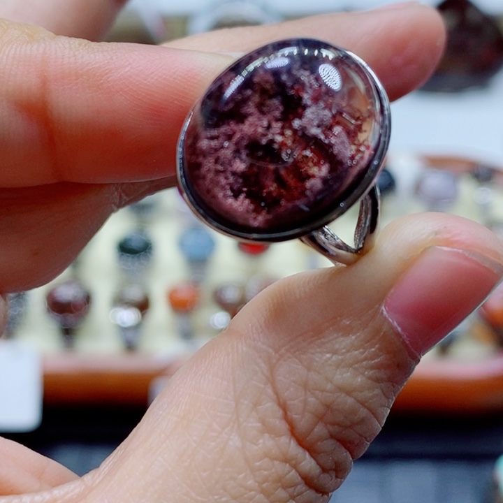 紫晶颈饰未镶嵌水晶