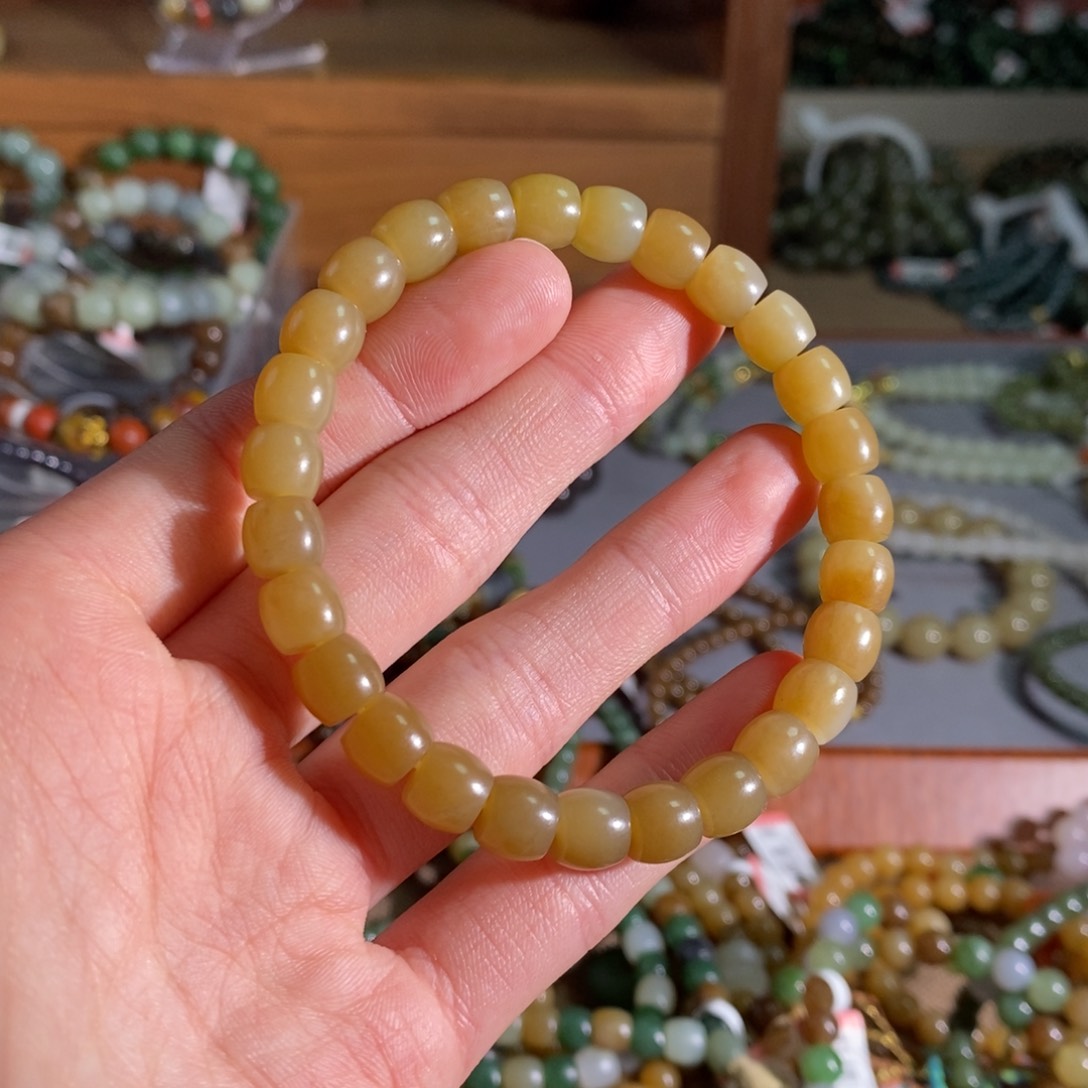 和田玉手链未镶嵌