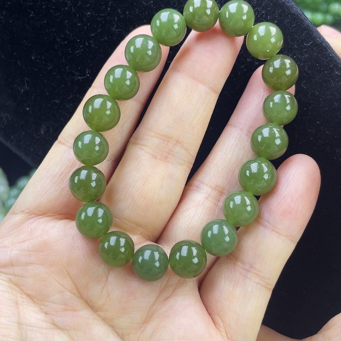 和田玉未镶嵌手链10