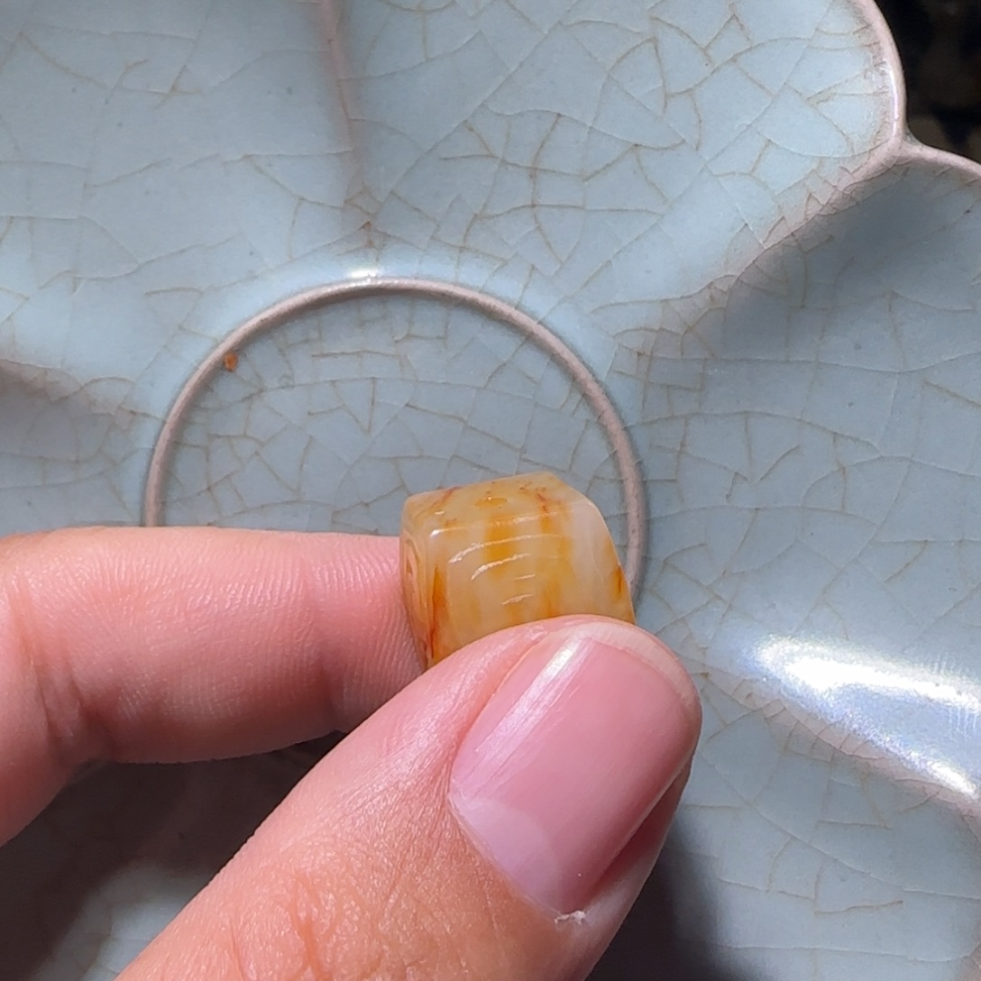 摆件边***闹富贵荣华瓷器摆件