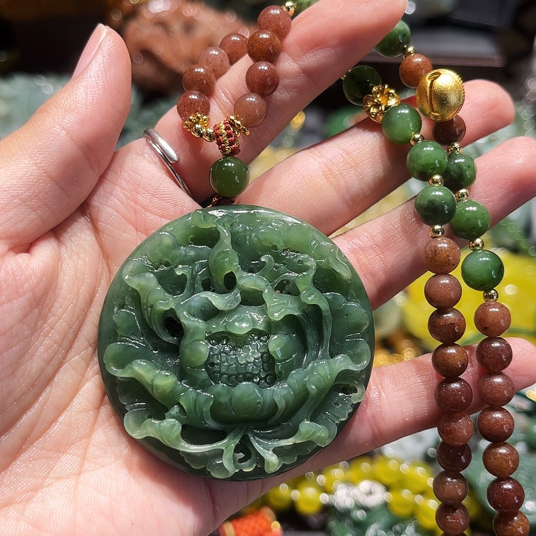 毛衣链未镶嵌和田玉