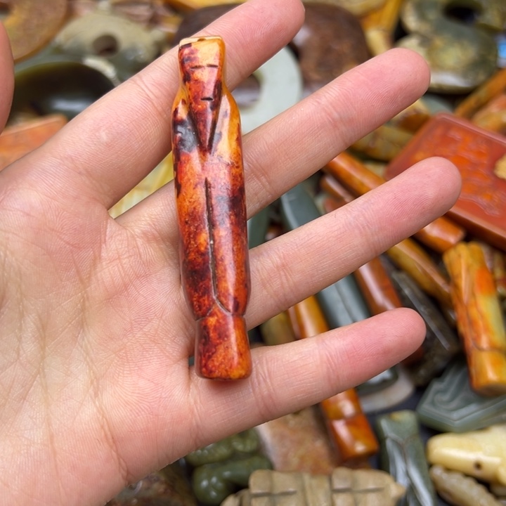 和田玉挂件未镶嵌微**林