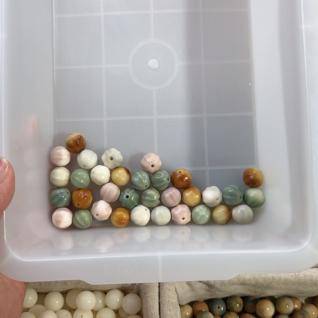 菩提根/象牙果手串鲨鱼背33颗