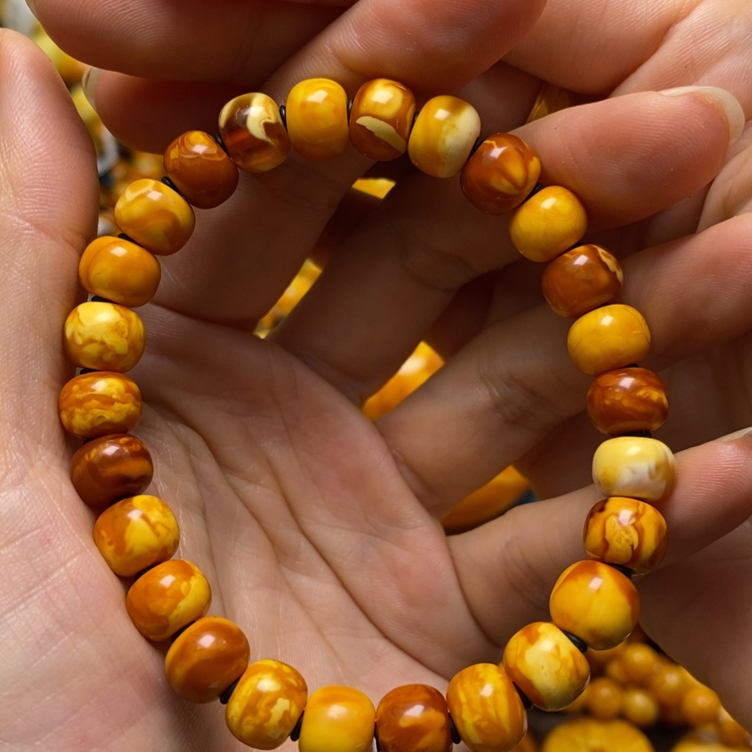 琥珀手链未镶嵌9加