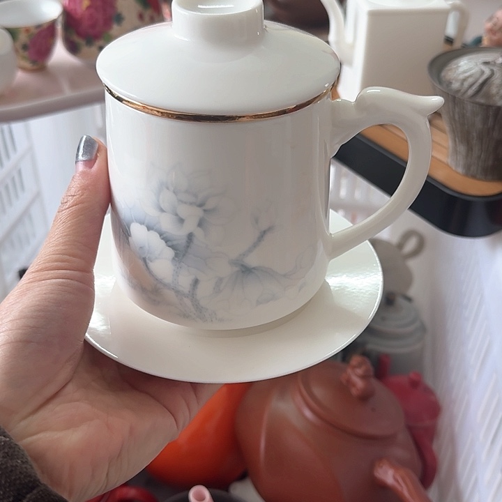 微瑕陶瓷茶具茶杯茶壶