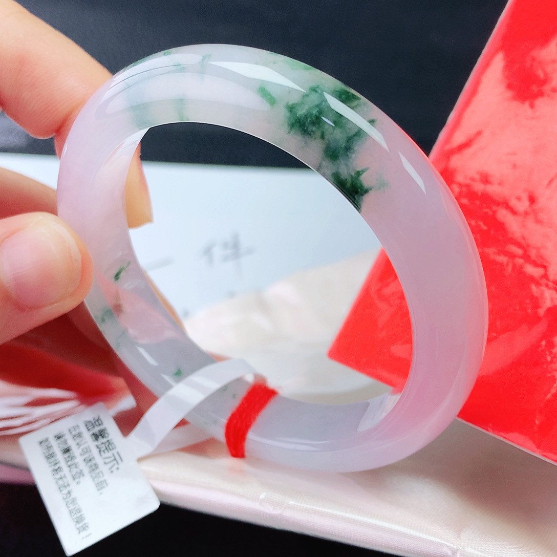 未镶嵌手镯翡翠53圈
