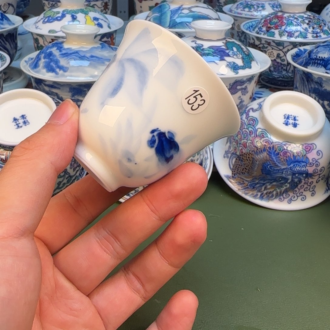 彦祖纯手工手绘茶具153