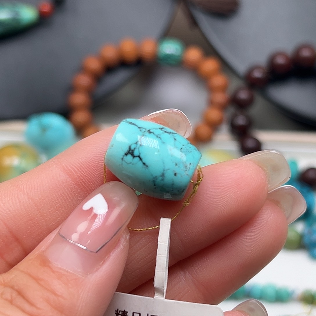 绿松石珠宝半成品未镶嵌