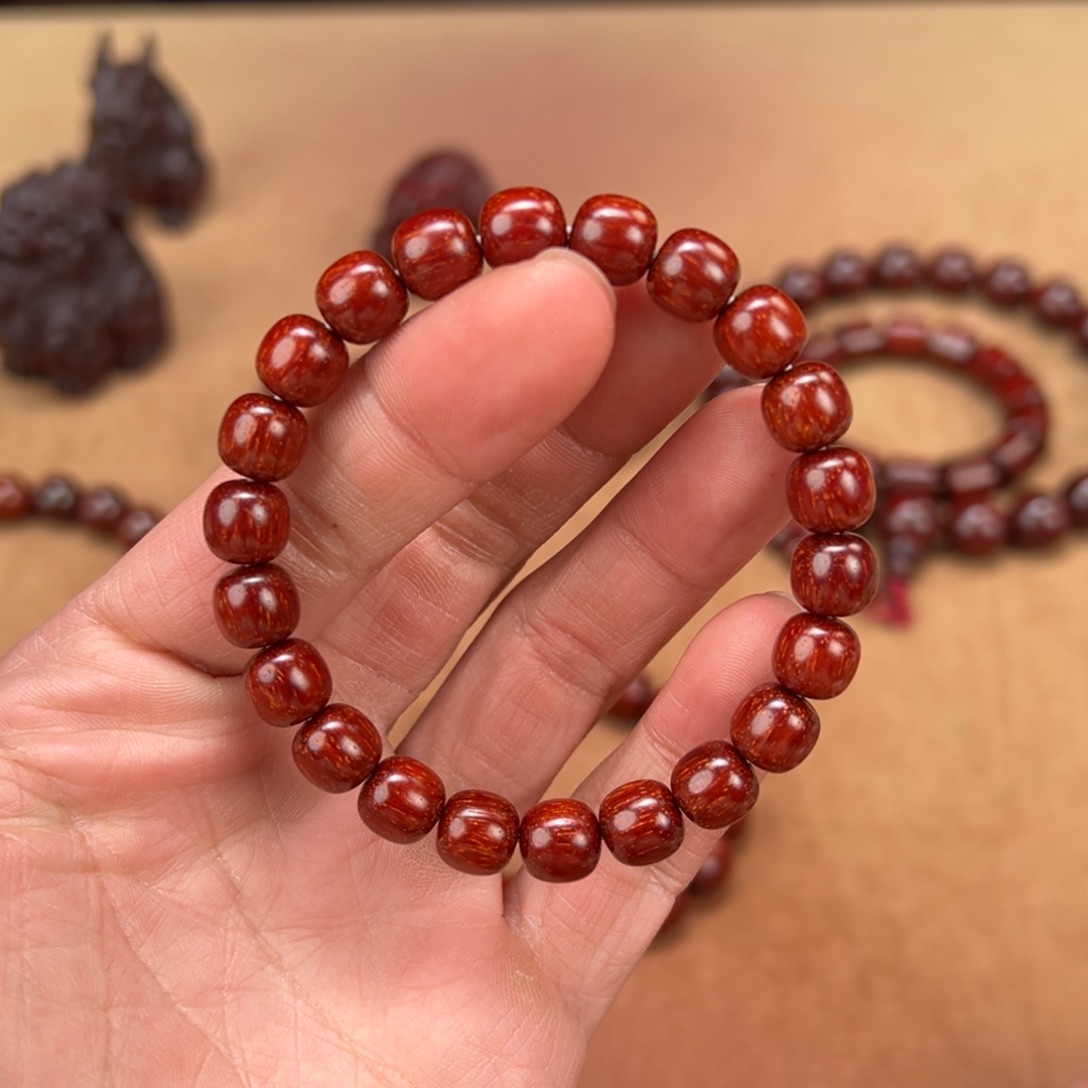 檀香紫檀（小叶紫檀）手串/手链9x9.5老型，180