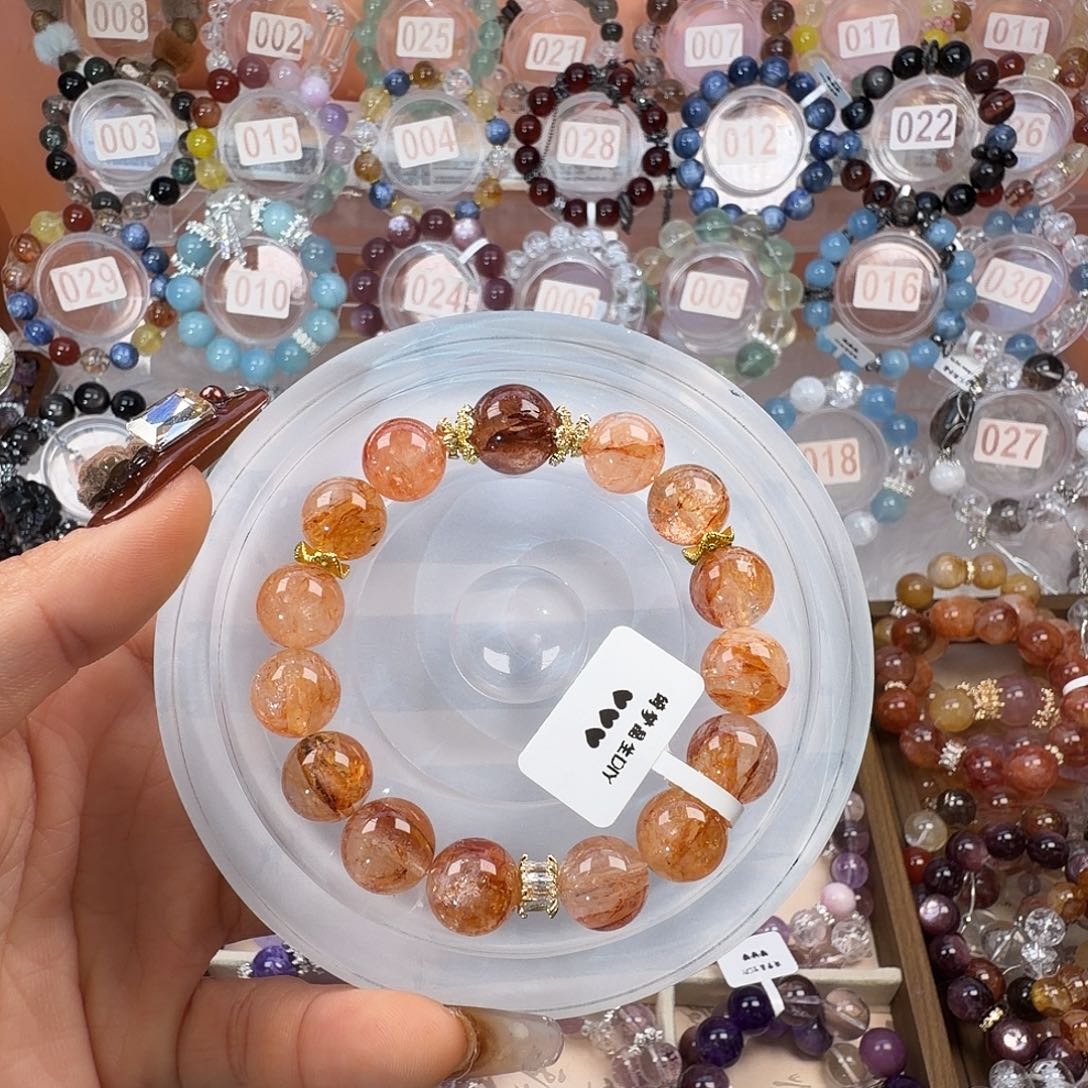 合金水晶手链椒花