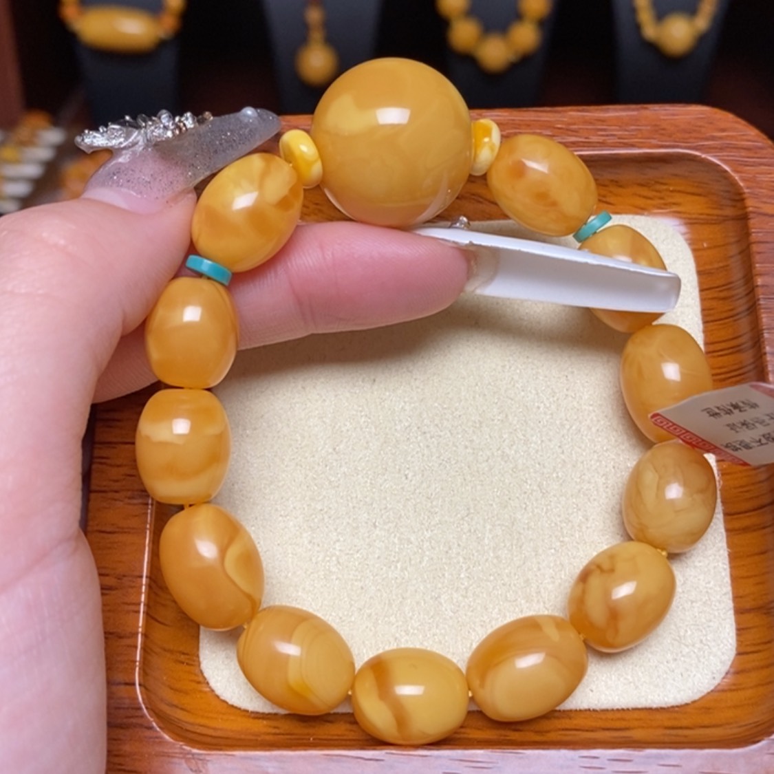 【闪购商品】蜜蜡手链未镶嵌手串