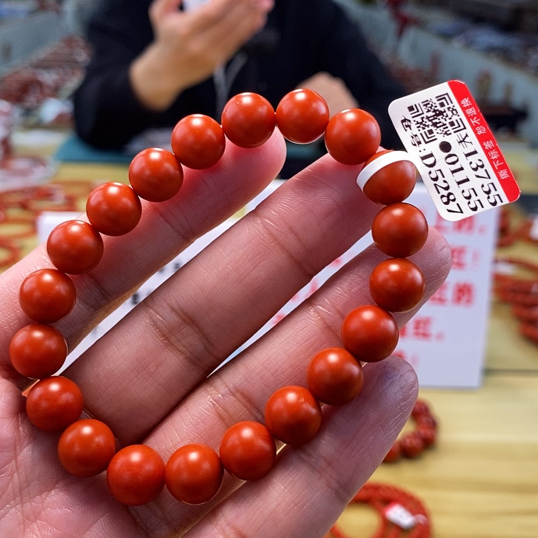 南红玛瑙9.5mm（多样性发一）未镶嵌