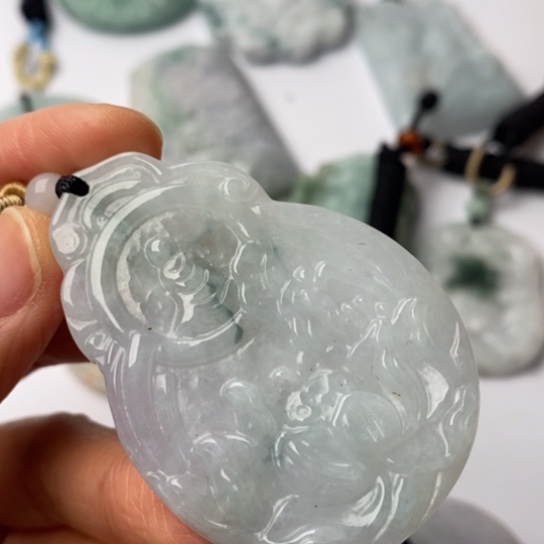 翡翠未镶嵌挂件翡翠