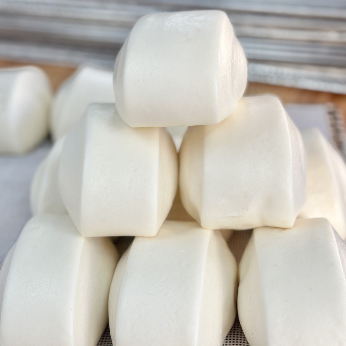 100克微甜白馒头 顺丰包邮