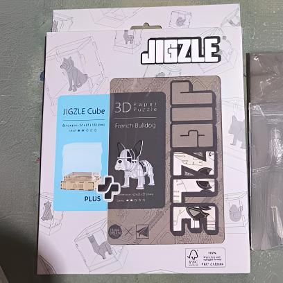 绿团-3D卡纸拼图：法斗盒装 泰迪熊盒装