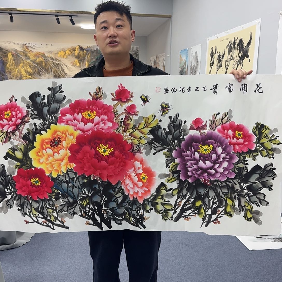 国画国画作品宣纸纯手绘