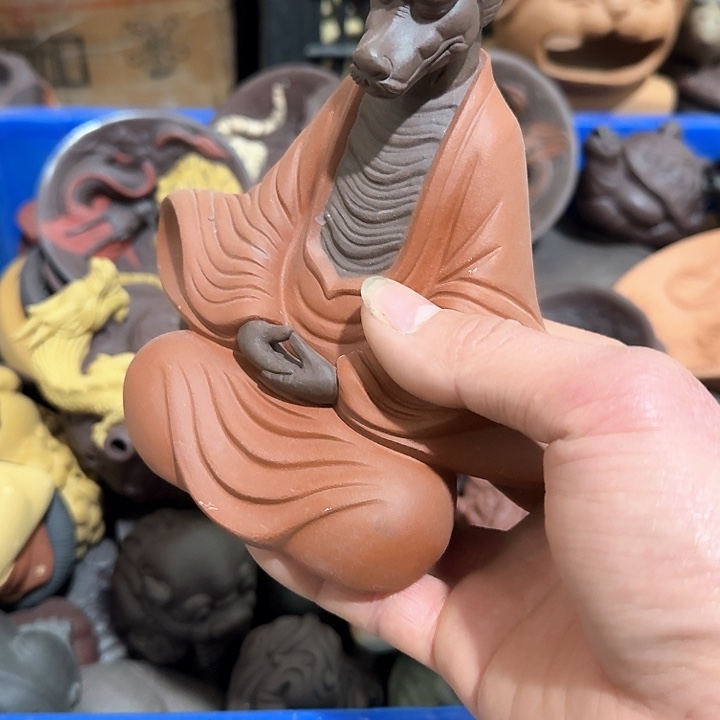 紫砂茶宠地****强雕塑瑕疵茶宠