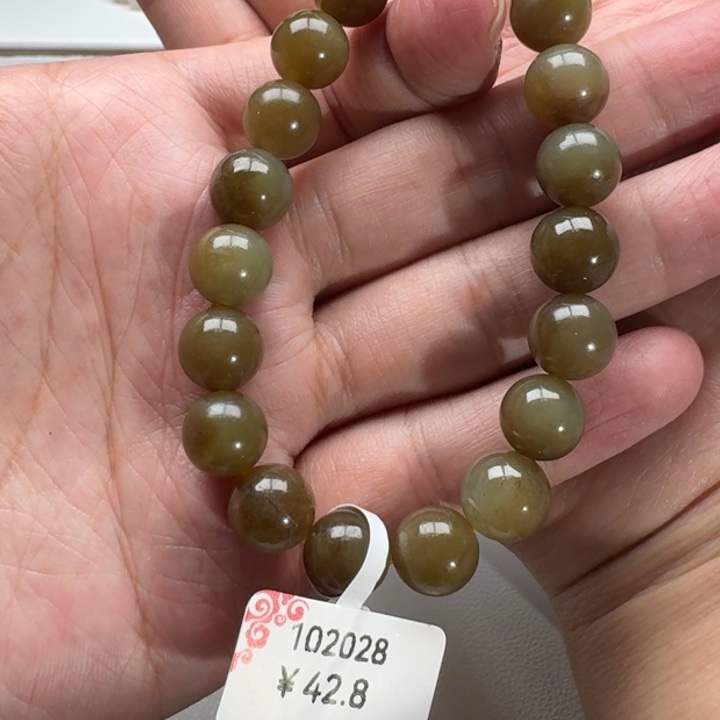 和田玉手串未镶嵌24
