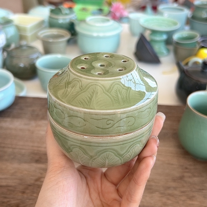 小米茶器龙泉青瓷