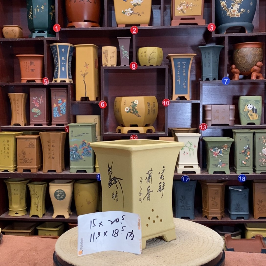 紫砂花盆紫砂艺术