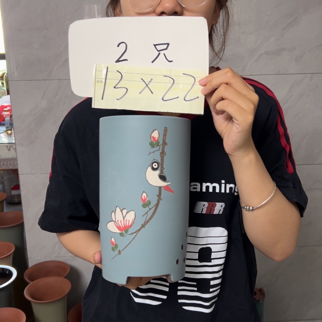 宜兴川阁紫砂花盆