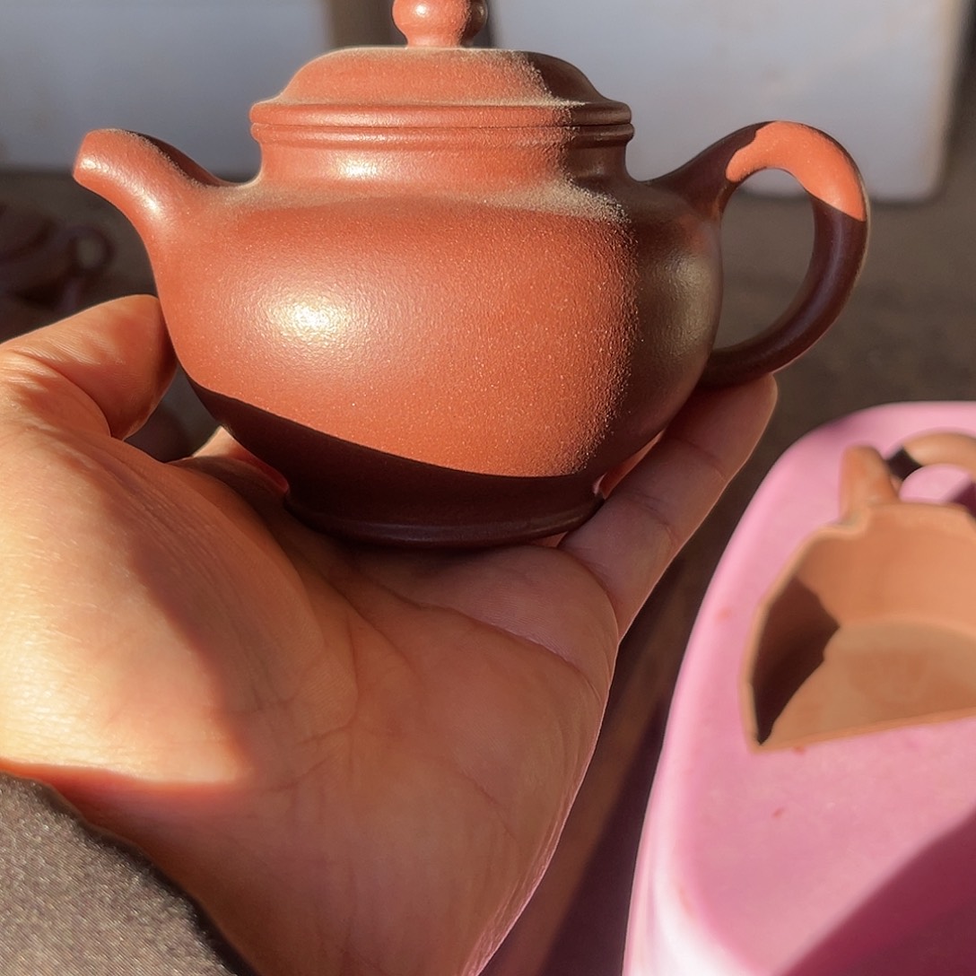 紫砂茶壶完美全砂底槽清掇只