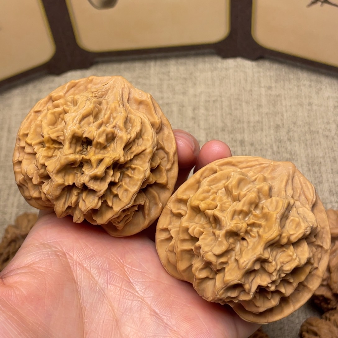 烽***天把件文玩核桃秦岭核桃45号