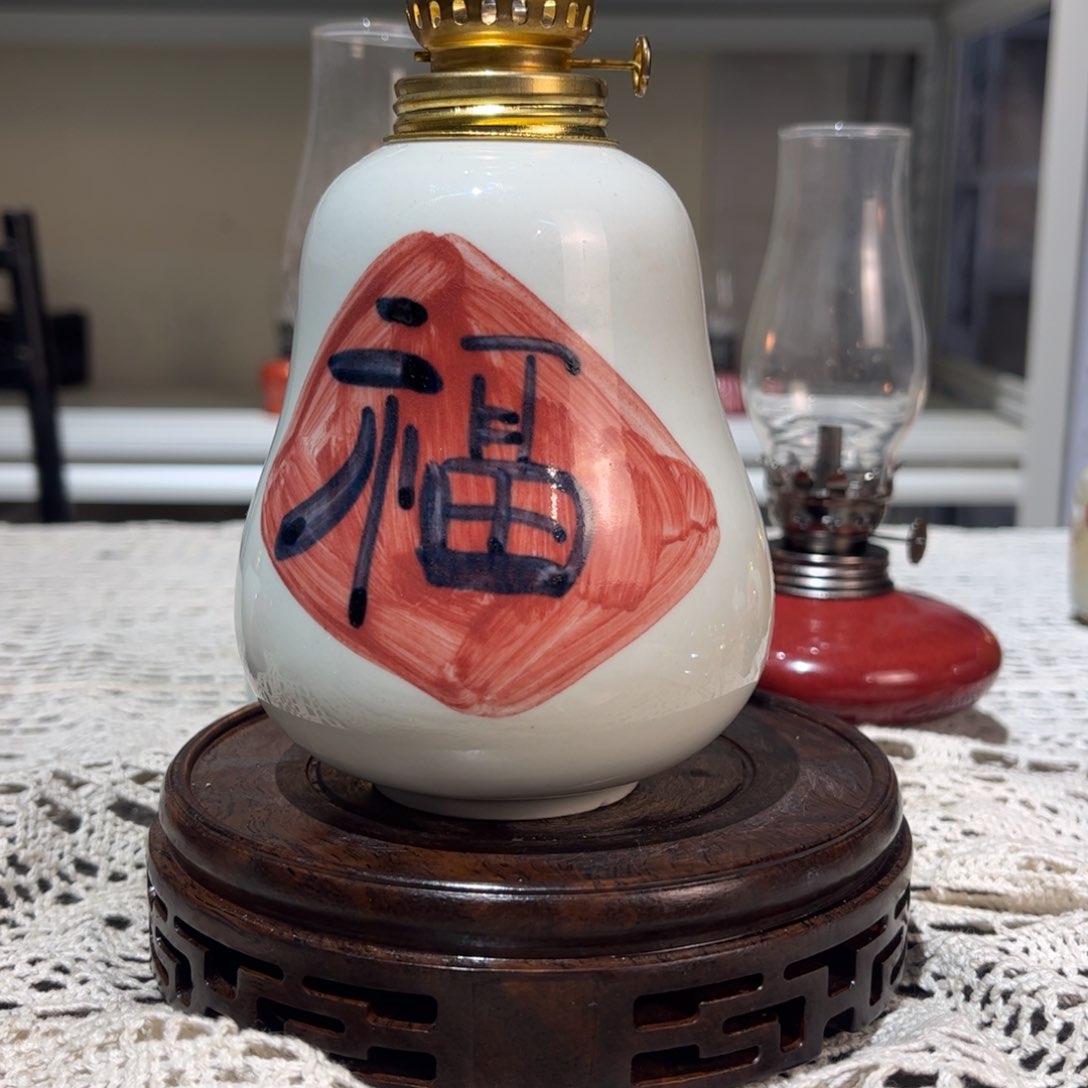 摆件景德镇陶瓷香薰灯