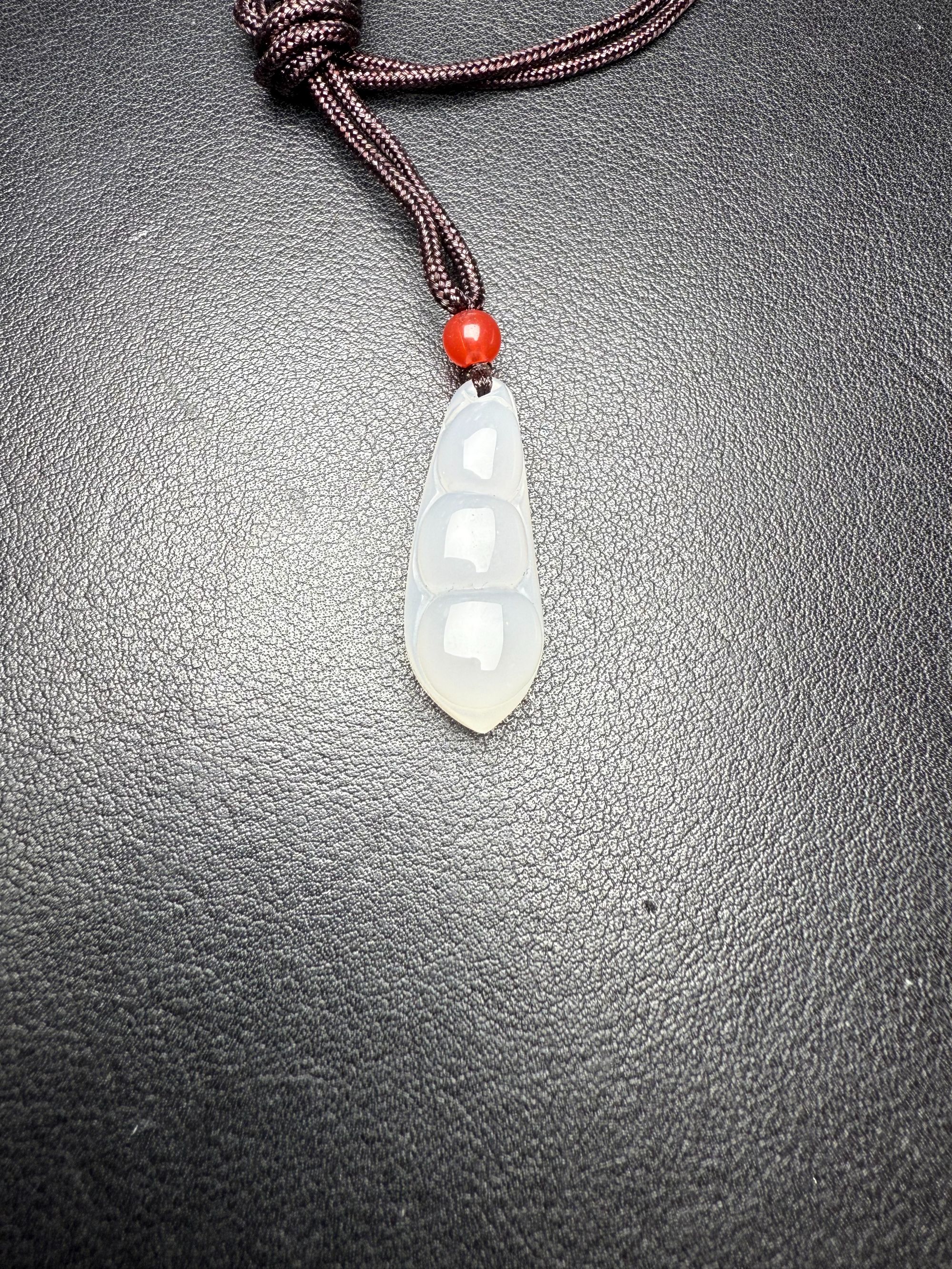 韩叁珠宝店-新人福利-玛瑙白豆子jy039