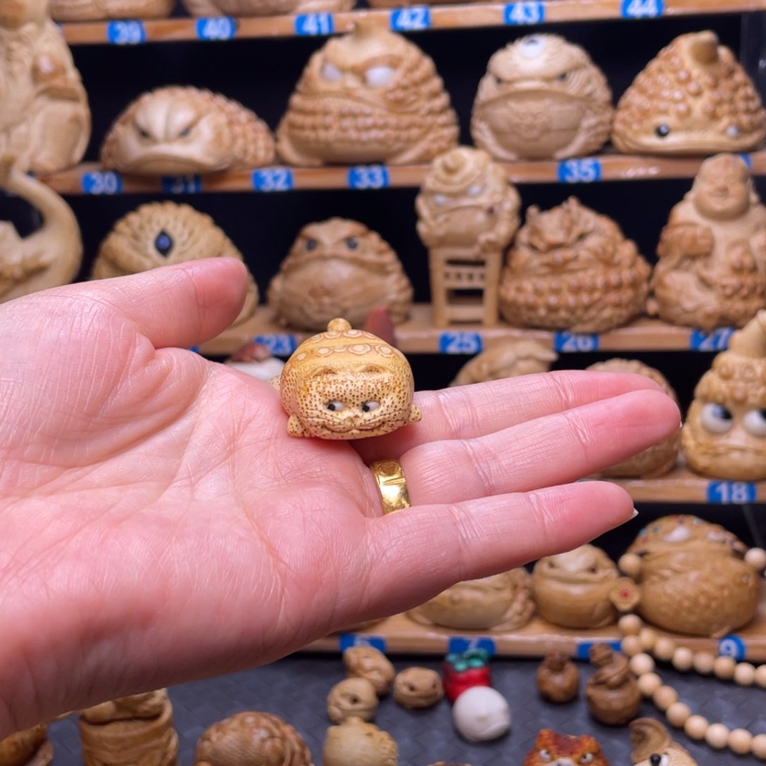 竹梭*树扁招财猫