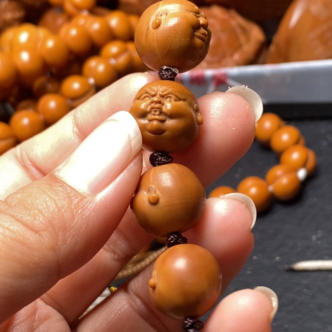 吊坠猴头核桃文*文猴头