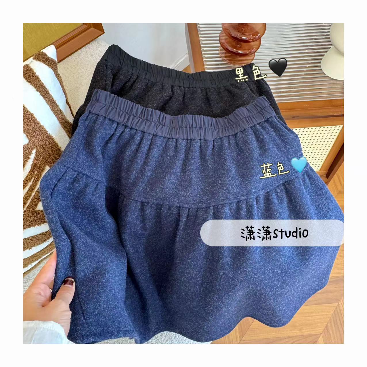 【显瘦半裙】【屁股大腿粗很友好松紧腰胖瘦可穿】潇潇自制半裙XS2696