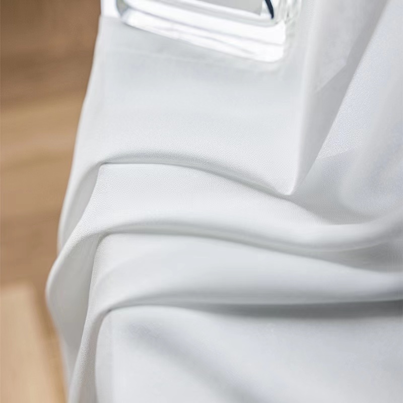 加厚皇冠纱帘透光不透人防晒隔热阳台客厅飘窗窗帘