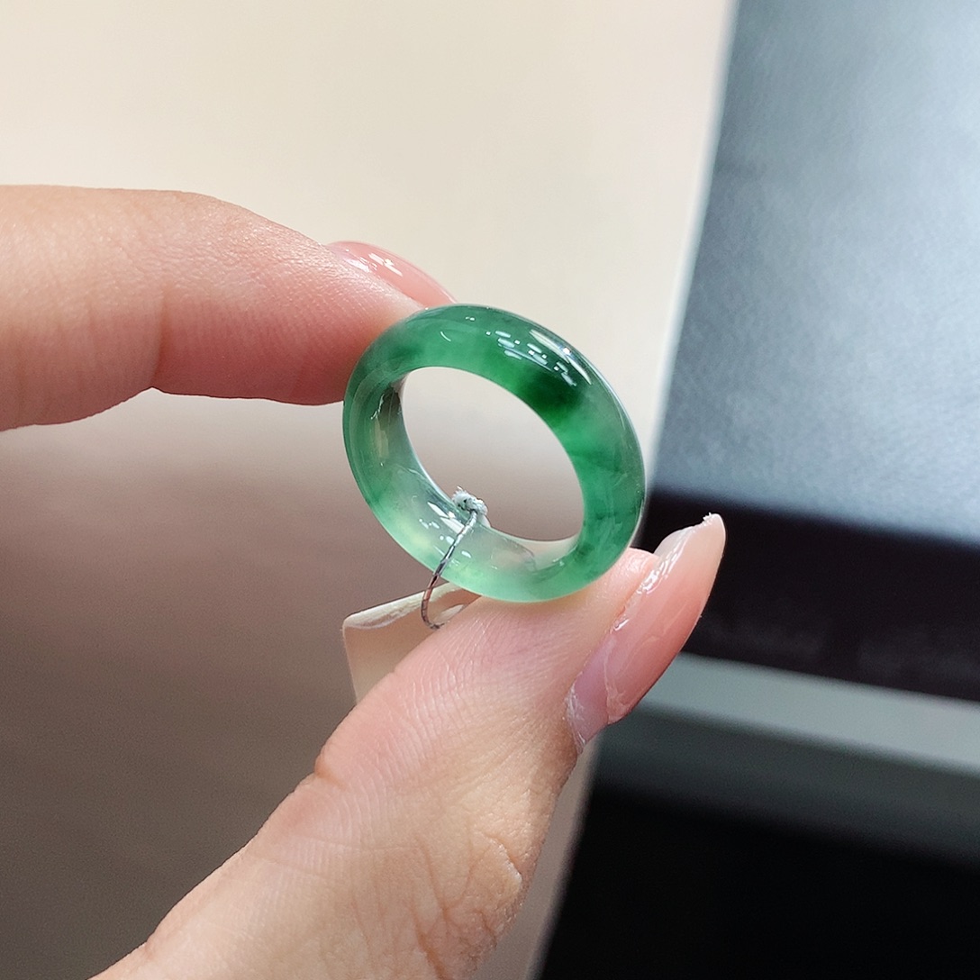 未镶嵌戒圈翡翠6号