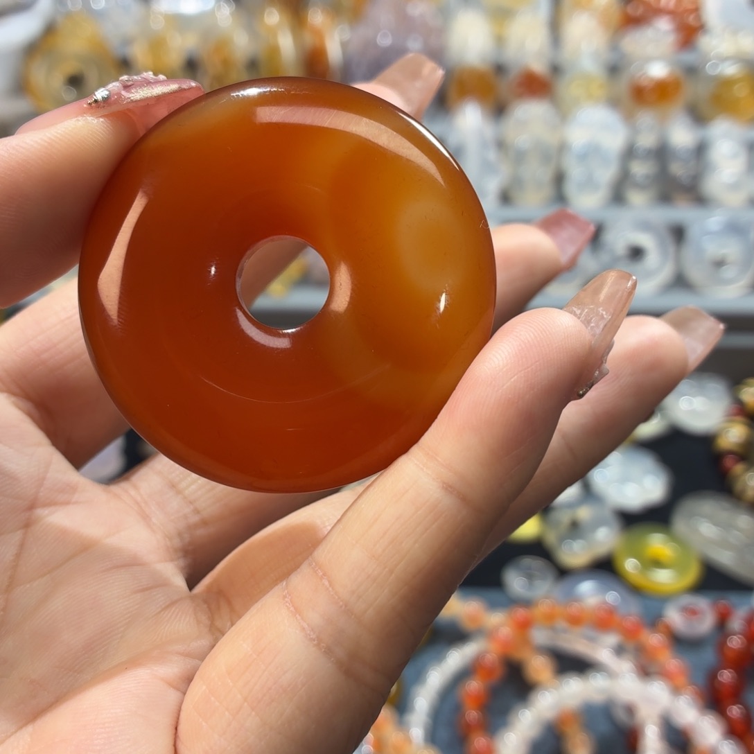 玛瑙/玉髓未镶嵌吊坠(不含链)