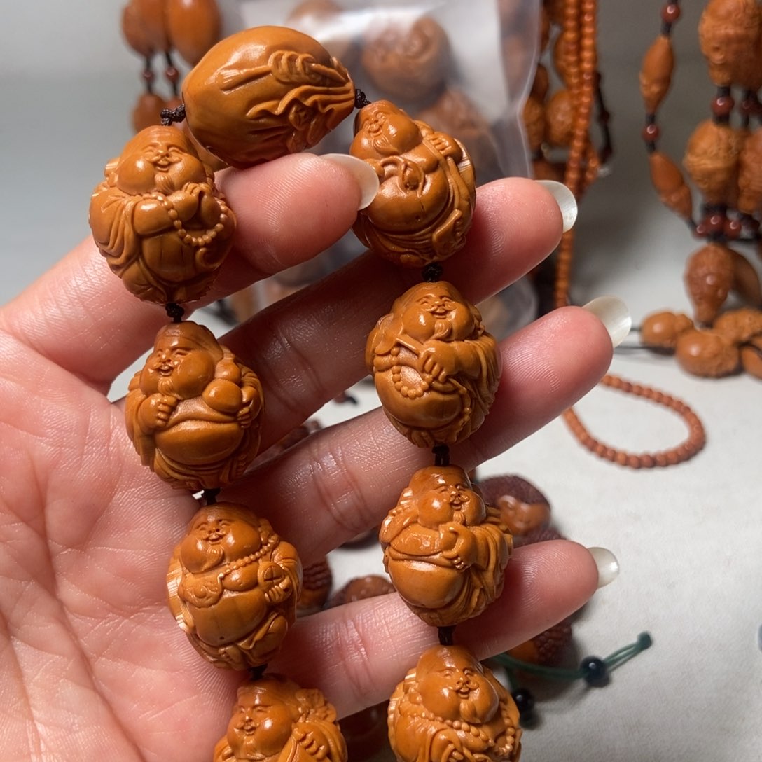 橄榄核手串/手链瑞兽财神20
