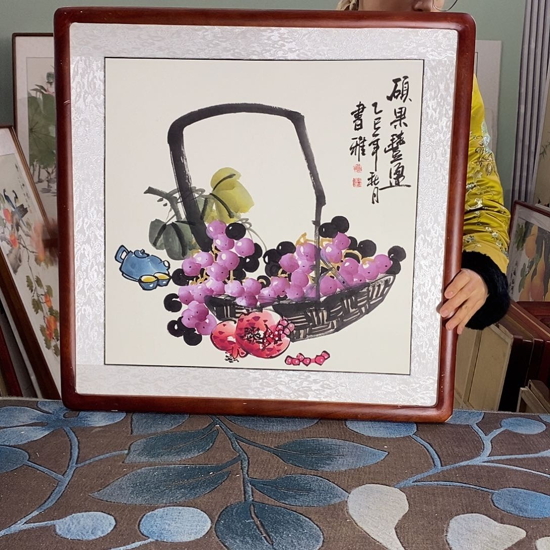 国画62✖️62国画作品带框包邮