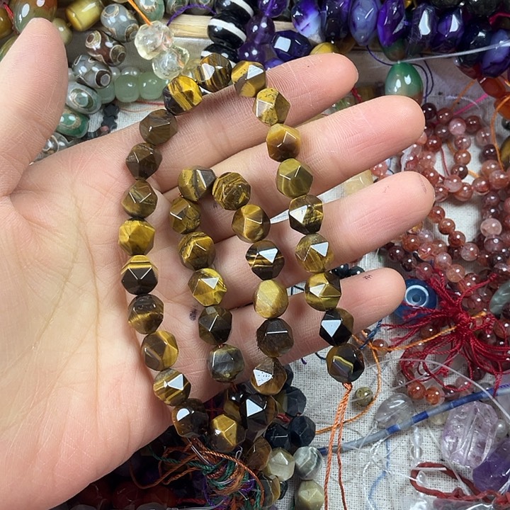 查罗石散珠合金卡10切面