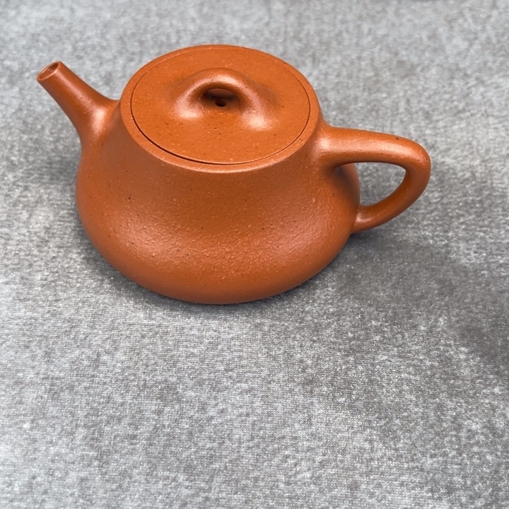 紫砂茶壶子*字瑕疵朱泥柱瓢