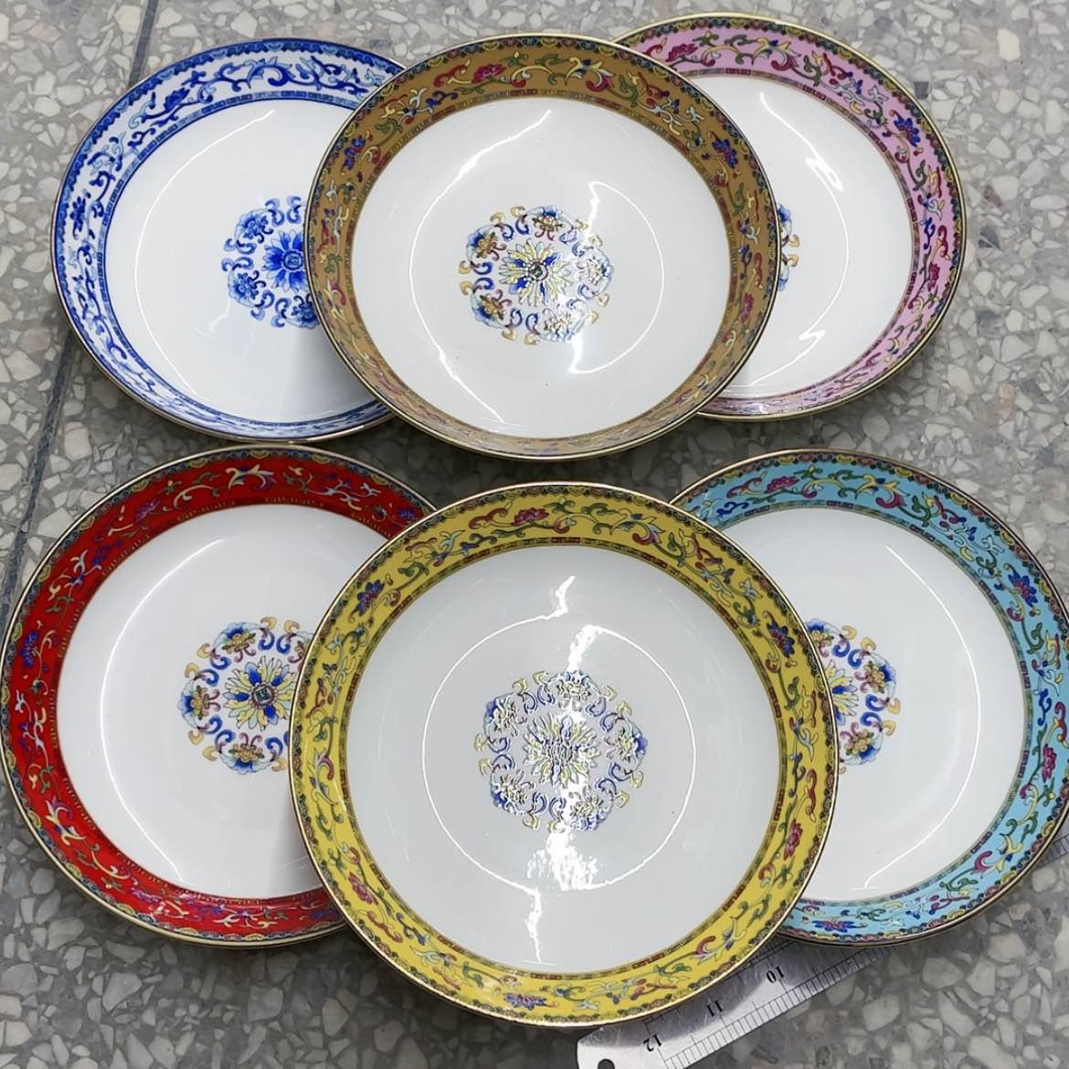 【闪购商品】骨瓷7寸6个深……………………………………