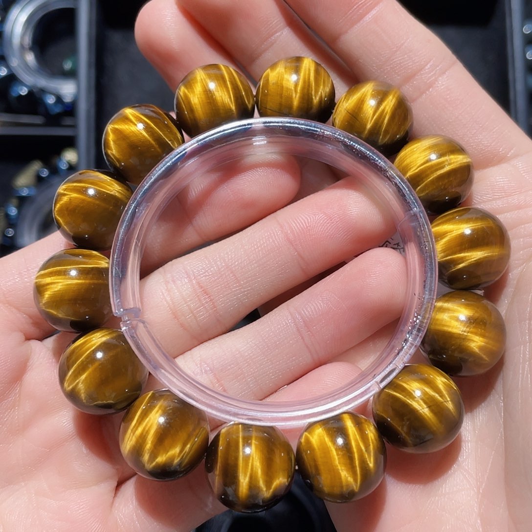 木变石（虎睛石）手链未镶嵌骁*