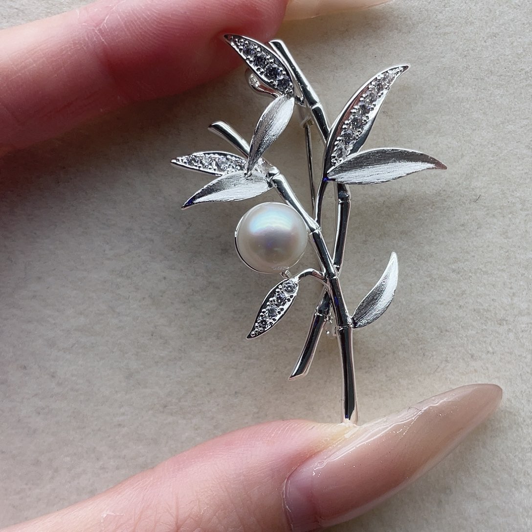 胸针8未镶嵌海水珍珠