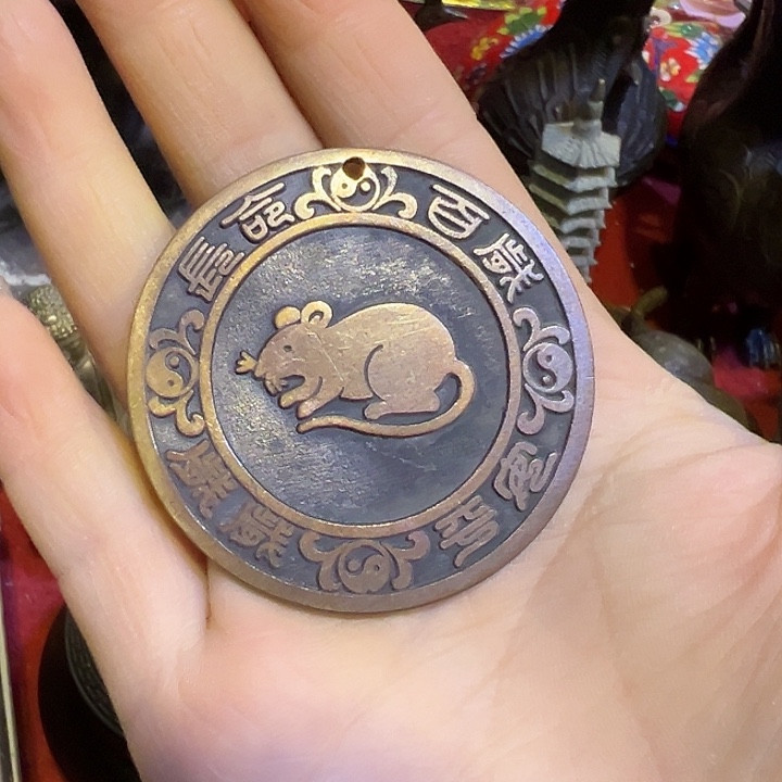 黄铜摆件，文房工艺品摆件