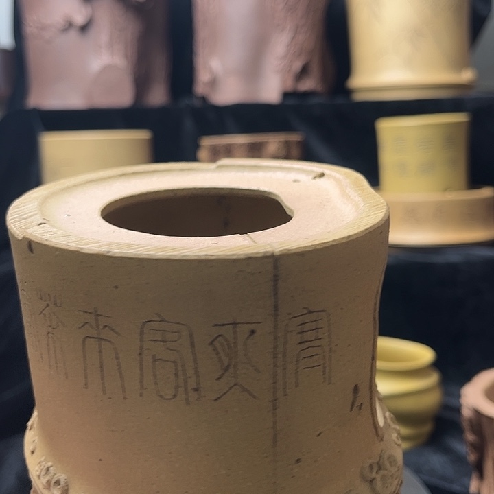 泥塑全手工制作暧茶炉