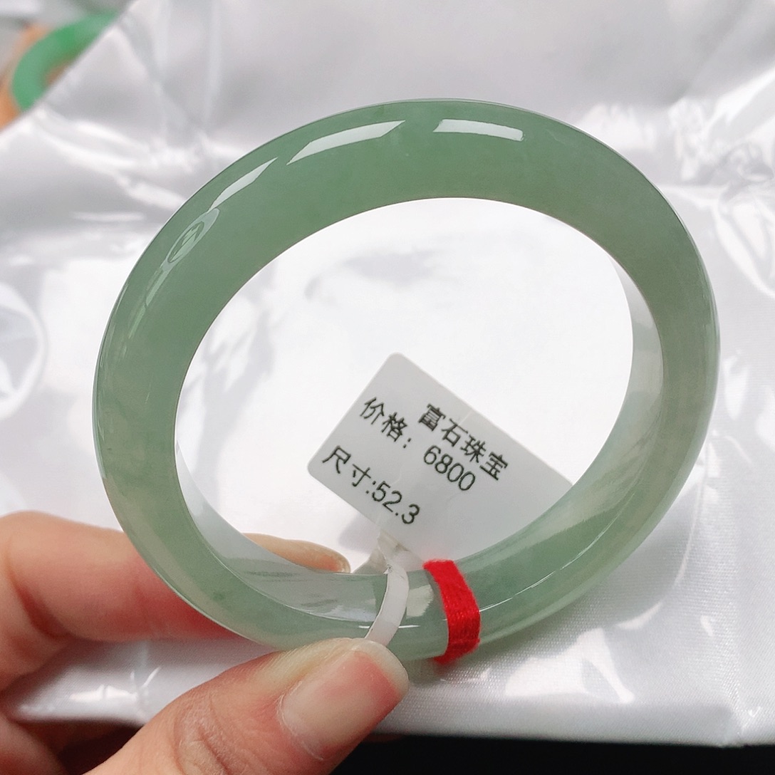 翡翠手镯未镶嵌天然翡翠53