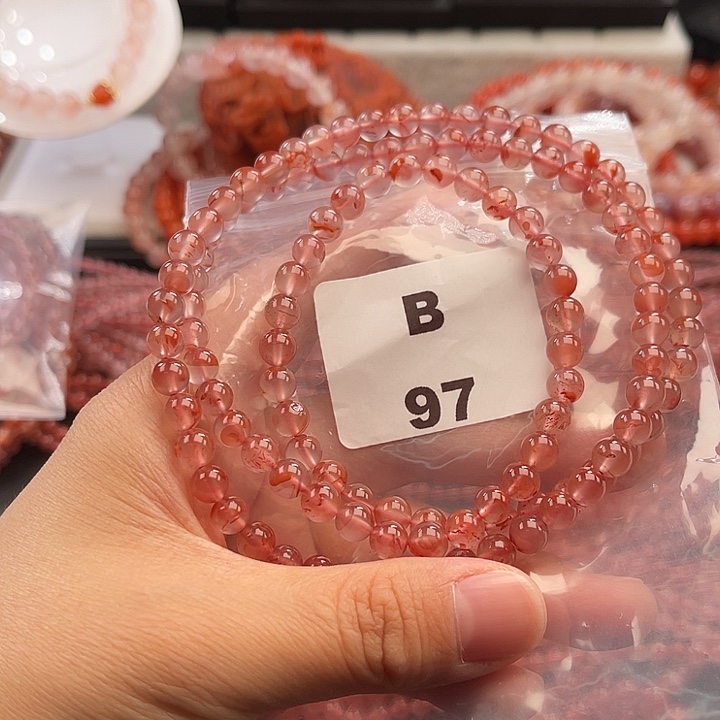 南红玛瑙未镶嵌多样性发货默认微瑕称重6mm